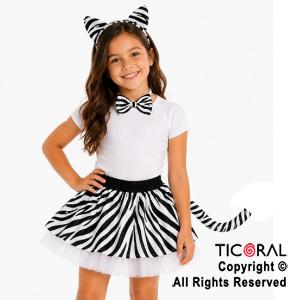 SET CEBRA VINCHA MO�O POLLERA Y COLA